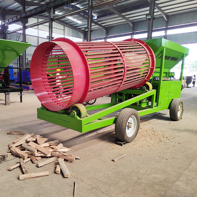 Holzsplitter Screening Feuerholz Trommel Bildschirm nach der Kapazität für Rotationsdesign