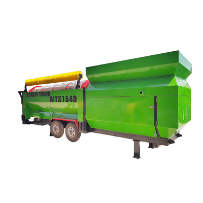 380V/415V/440V Spannung Schwerlastkompost Trommelbildschirm mit Dieselgenerator Set