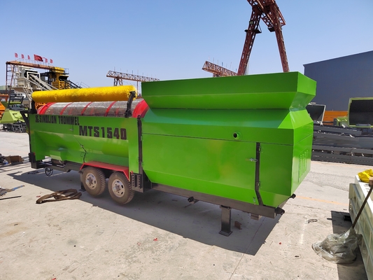 380V/415V/440V Spannung Schwerlastkompost Trommelbildschirm mit Dieselgenerator Set