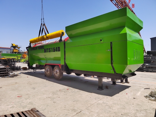 380V/415V/440V Spannung Schwerlastkompost Trommelbildschirm mit Dieselgenerator Set