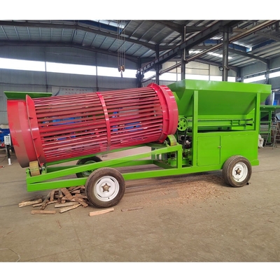 Drehholzbrenner Holzsplitter Trommelbildschirm Manuelle Installation und Spannungsoptionen
