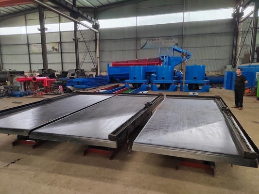 4520*1850*1560mm Mineraltrennung Vibration 6s Vibrationstabelle zur Goldreinigung