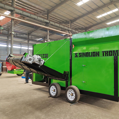 Rotationstrommel Siebe Maschine weit verbreitet für Oberboden Kompost Sand Kies Sand Trommel Bildschirm
