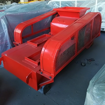 Kleiner Laborglasdoppelwalzer Brecher mit verstellbarer Entladung Größe 0-40mm