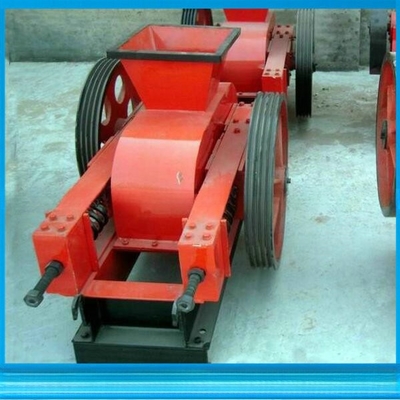 Kleiner Laborglasdoppelwalzer Brecher mit verstellbarer Entladung Größe 0-40mm