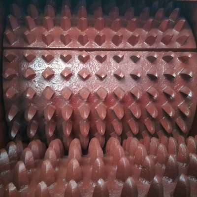 Kleiner Laborglasdoppelwalzer Brecher mit verstellbarer Entladung Größe 0-40mm