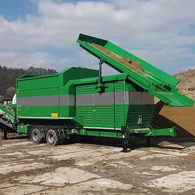 MTS0818 MTS1022 MTS1230 MTS1550 Drehbare, tragbare Komposttrommel-Bildschirm für das Screening