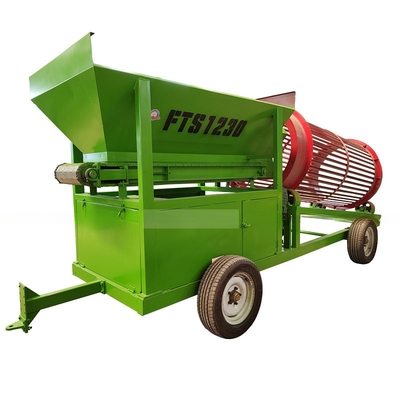 Mobiler Holztrommel-Bildschirm mit weißer Farbe und 1790 KG Kapazität