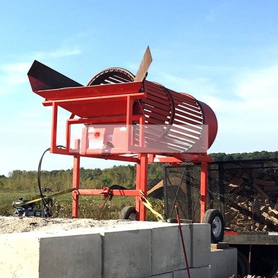 1-200 Tonnen pro Stunde Kapazität Drehtyp Holzsplitter Müll Feuerholz Trommel Bildschirm