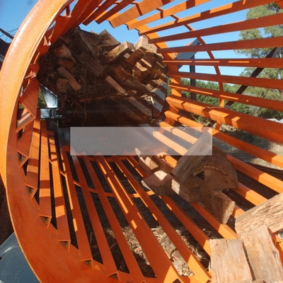 1-200 Tonnen pro Stunde Kapazität Drehtyp Holzsplitter Müll Feuerholz Trommel Bildschirm