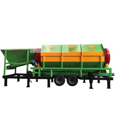 1-200 Tonnen pro Stunde Kapazität Abfallmüll-Recycling-Linie Kohleasche-Screening-Maschine