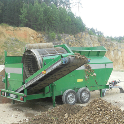 MTS0818 MTS1022 MTS1230 MTS1550 Drehbare, tragbare Komposttrommel-Bildschirm für das Screening
