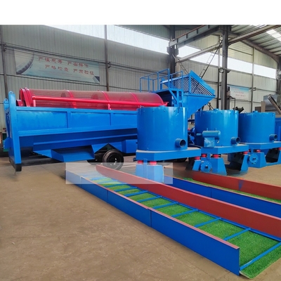 3000 KG Kapazität Hochgewinnungsgoldbergbaugeräte in Ghana Mobil-Goldwaschanlage