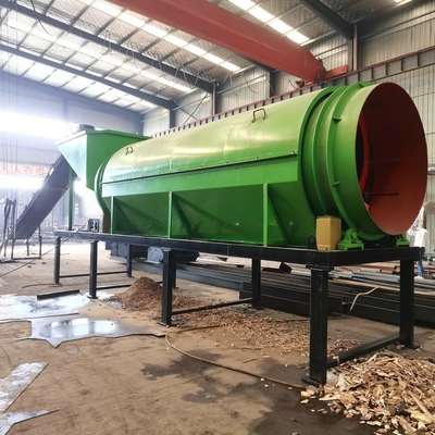 Stahldraht gewebte 2200 KG Trommelschirm für Holz- und Heizholz-Saugstaub-Screening-Anlage
