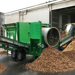 6700 KG Brennholz Holzabfall Bodenoberfläche Sand Kies Waschfläche Trommelflächenmaschine