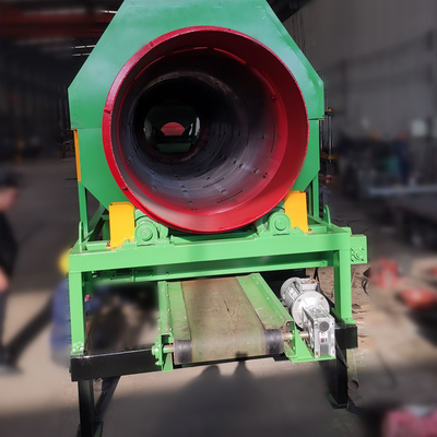 Minder als 300 mm Fütterungsgröße mobile Kompost-Rotationssiebe für Kompostieranlagen