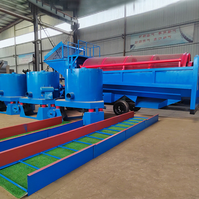 Goldwaschmineralseparator komplette Anlagen Anlage für Energiegewinnung 0-350 Tonnen pro Stunde