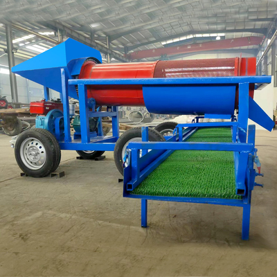 Portable High Recovery Mobile Gold Waschfabrik mit kleines Trommelbildschirm