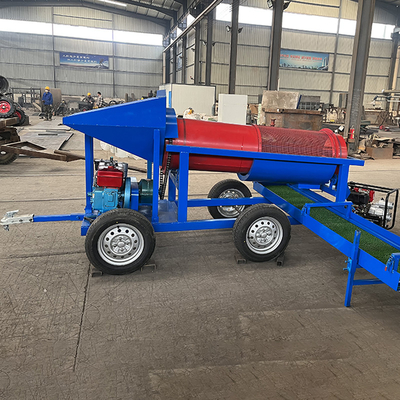 Portable High Recovery Mobile Gold Waschfabrik mit kleines Trommelbildschirm
