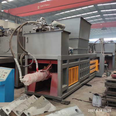 Verpackungsmaterial aus Kunststoff Warme horizontale Ballermaschine zum Recycling von Schaumschrott