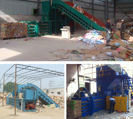 35000 KG Energie Bergbau Horizontale hydraulische Baling Press für Abfallentsorgungslösungen