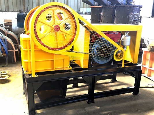 Golderz Stein Kiefer Mühle Brecher Maschine für den Goldbergbau aus 380v Produktionsanlage