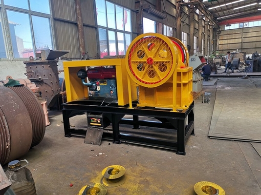 Golderz Stein Kiefer Mühle Brecher Maschine für den Goldbergbau aus 380v Produktionsanlage