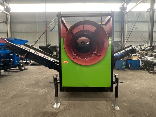 2000 KG Oberboden Sand Kies Trommel Bildschirm für mobile Heimkompost Aggregat Screening