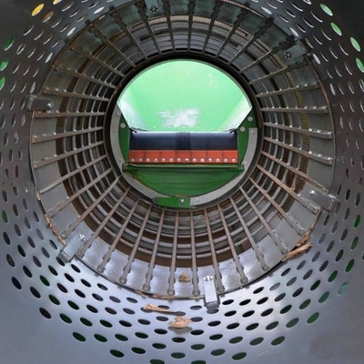 Hochkapazitätsgräser Rotationskomposttrommel mit einer Zuführgröße von weniger als 300 mm