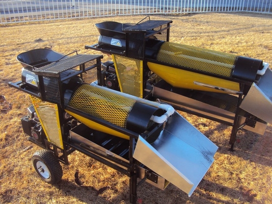 Ausrüstung für den Goldbergbau Goldwaschanlage Mini mobile Trommel-Bildschirm nach Kapazität