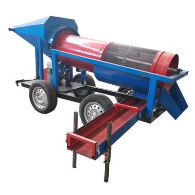 98% Alluvial Gold Recovery Gold Trommel Waschanlage mit Gold Waschmatte