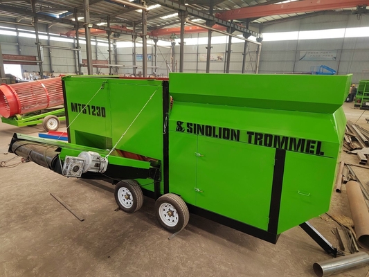 Trommel-Rotationssiebe-Sieber für Kompost-Screener Oberboden-Wurm Dünger Mini-Trommel-Screener