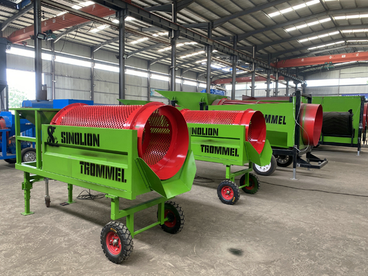 Trommel-Rotationssiebe-Sieber für Kompost-Screener Oberboden-Wurm Dünger Mini-Trommel-Screener