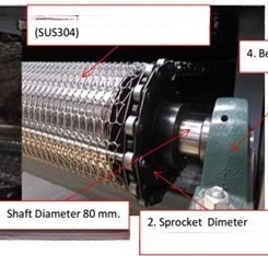 Barform Trockenmaterial Kohlebriketten Kontinuierliche Produktion Fördernetzband Trockner