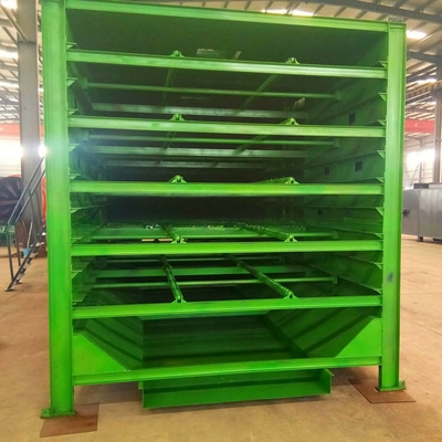 500-1000 kg/h Kohlenstoffstahl Holzkohle Brikette Kettenplatten Trockner Maschenband Trockner mit 1