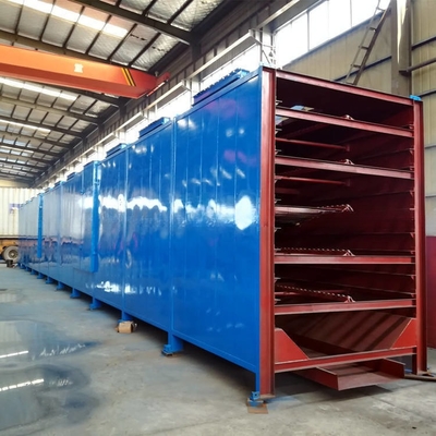 500-1000 kg/h Kohlenstoffstahl Holzkohle Brikette Kettenplatten Trockner Maschenband Trockner mit 1