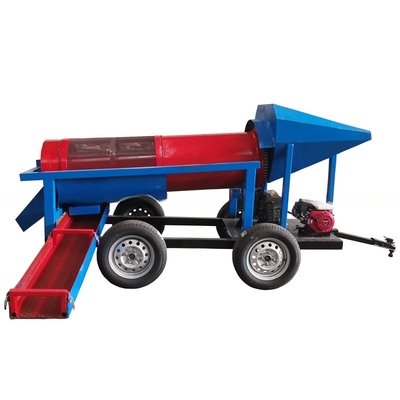 3KW mobile Mini Alluvial Gold Waschanlage Maschine Gold Waschtrommel Bildschirm mit 3
