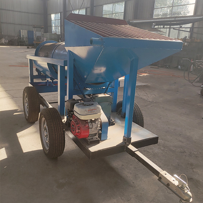 Hochkapazität 520 KG Kapazität Kleine Goldtrommel für 5-10 t/h Alluvial Goldbergbau