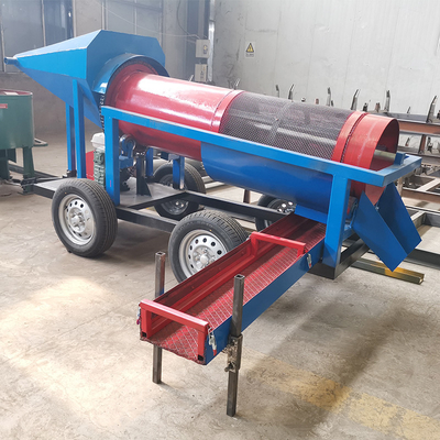 Hochkapazität 520 KG Kapazität Kleine Goldtrommel für 5-10 t/h Alluvial Goldbergbau