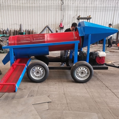 4kw Mini Mobile Gold Mining Trommel Screen Plant mit und anpassbaren Spannungsoptionen