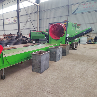 Bergbauscheinigung mobile Trommel Waschmaschine 2000 KG tragbare Drehtrommel-Bildschirm