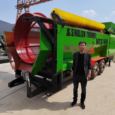 Ausrüstung für Bergbau mit hoher Rückgewinnung Portable Gold Wash Plant mit mobilen Trommel Screen