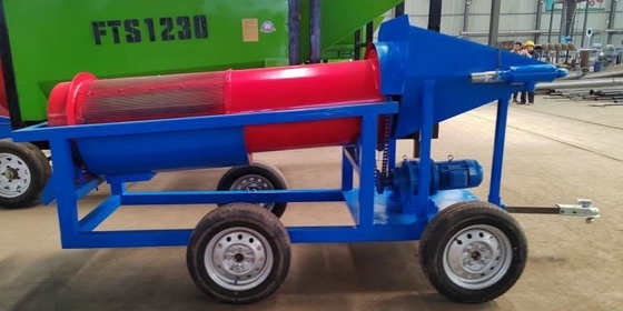 Spezialisierte Spannung mobile Steinerz Drum Trommel Screener für Goldbergbau Verarbeitung