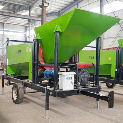 Kohlenstoffstahl Schwerlast-Industrie-Trommel-Rotationstrommel-Bildschirmmaschine 500*500*550mm