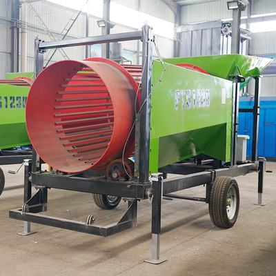 Kohlenstoffstahl Schwerlast-Industrie-Trommel-Rotationstrommel-Bildschirmmaschine 500*500*550mm