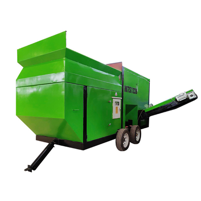 2000 KG angepasster mobiler Trommelbildschirm für Kompost, Schlacke, Kies und Holzsplitter