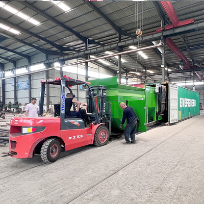 98% Verarbeitungseffizienz Mobiltrommel-Bildschirm für Stadtmüllrecyclinganlagen Modell