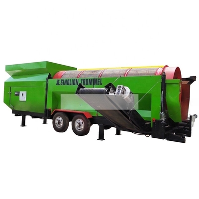 Kompost Siebe Trommel-Schirmmaschine mit Förderer geeignet für verschiedene Modelle gemacht