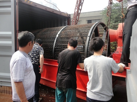 Bauarbeiten Rotationstrommeltrommel Sifter Siebe Trommel-Screening-Maschine für den Bergbau
