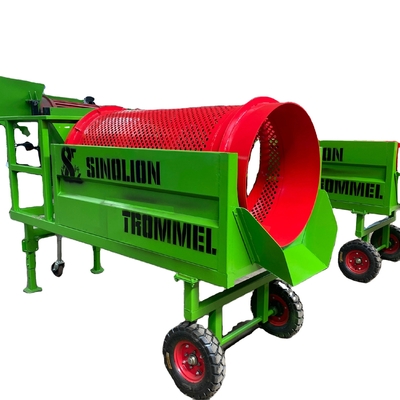 Trommelbildschirmtrennschirm für Biomasse, Boden, Kies und Abfall 620 KG Mobilfunkbildschirm